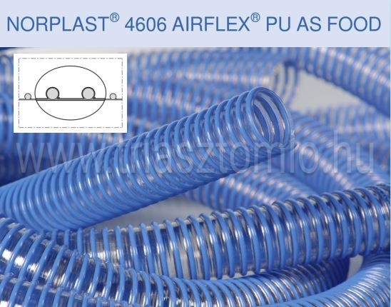 AIRFLEX PU és AIRFLEX PU AS belül tükörsima szívótömlő