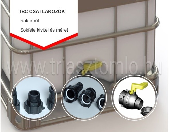 IBC CSATLAKOZÓK RAKTÁRRÓL